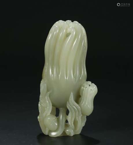 Hetian Jade Carved Buddha Hand