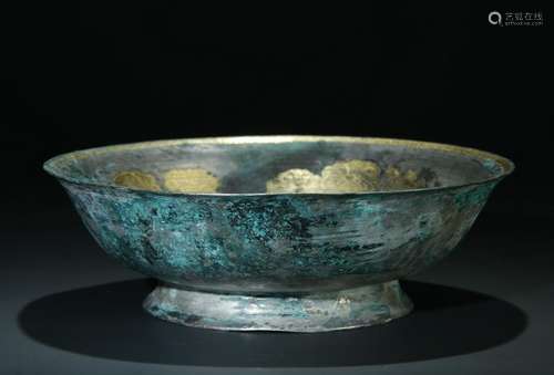 Bronze, Part of Gilt Bowl