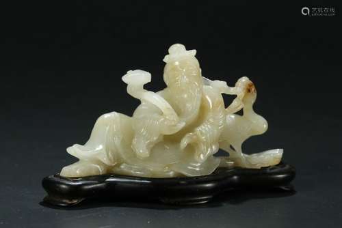 Hetian Jade Longevity God