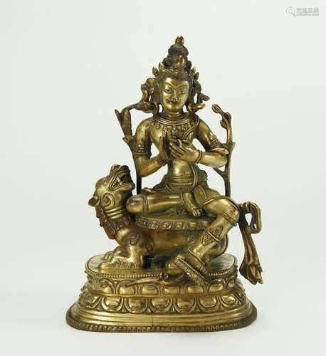 Gilt Bronze Buddha