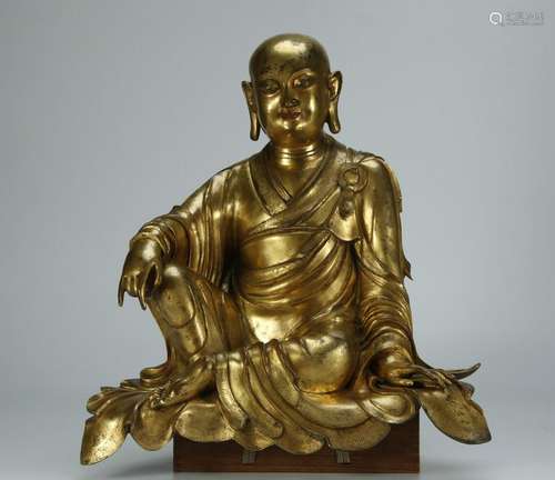 Gilt Bronze  Statue