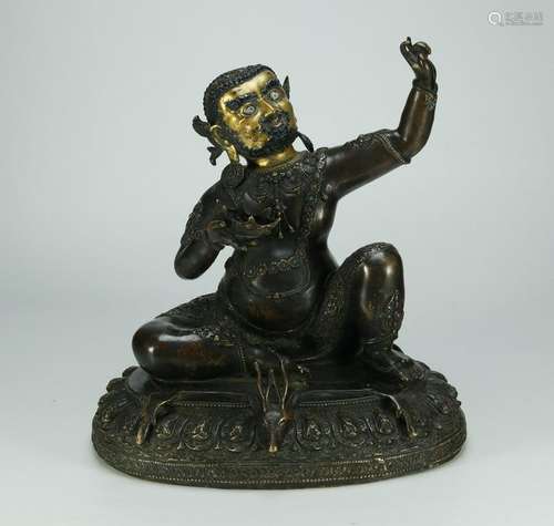 Bronze Seated Buddha Statue