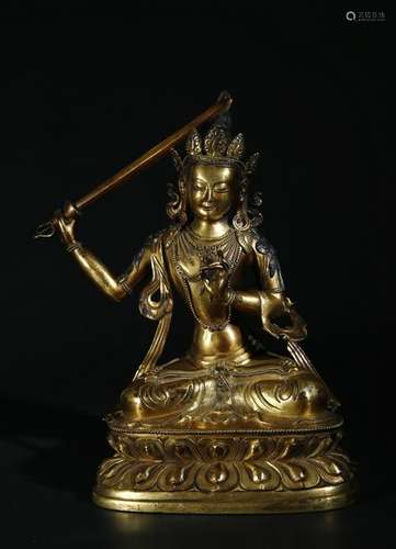 Gilt Bronze Buddha