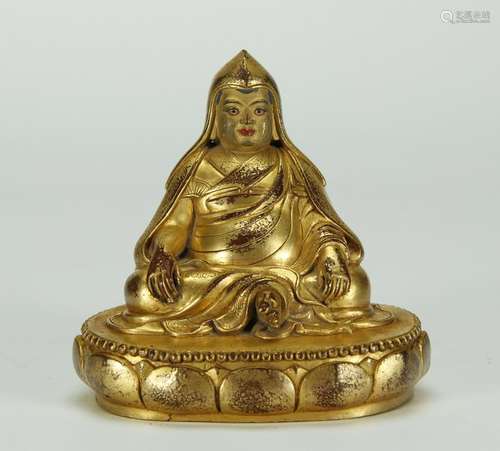 Gilt Bronze Buddha Statue