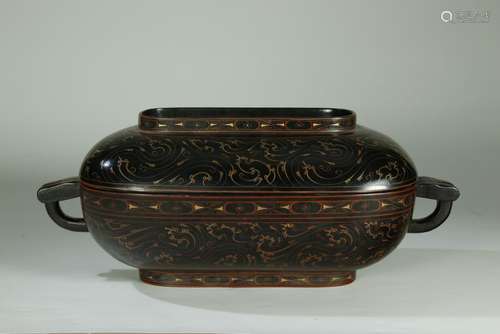 Wood Lacquer Box