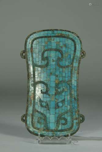 Bronze Inlaid  Turquoise Accessories