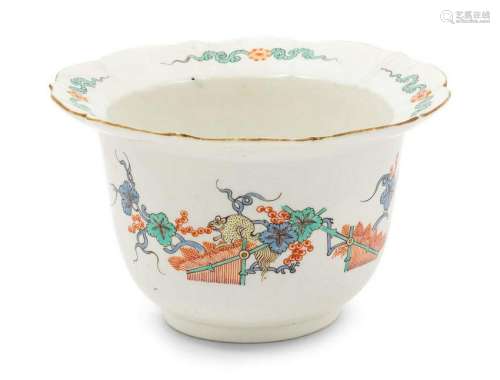 A Chantilly Porcelain Kakiemon Style Bowl 18TH