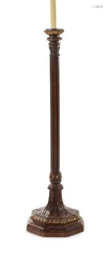 A Continental Style Floor Lamp Height of base