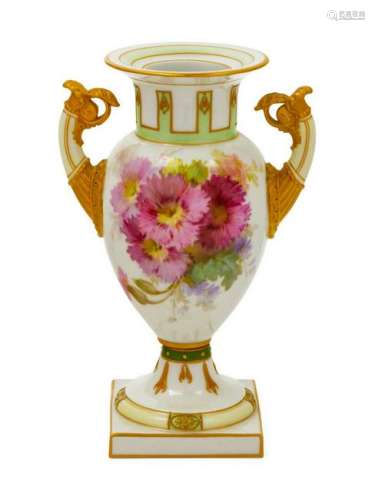 A KPM Urn 19TH/20TH CENTURY Height 6 inches