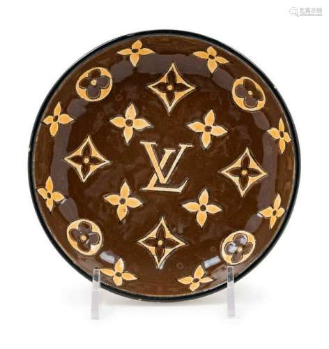 A Longwy for Louis Vuitton Ceramic Dish MID 20