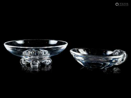 Two Steuben Glass Bowls 20TH CENTURY each o