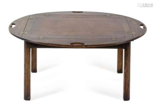 A Georgian Style Mahogany Tray Table 20TH CENT