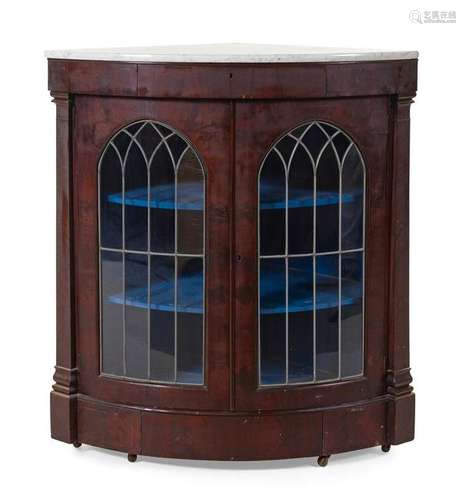 A Victorian Mahogany Corner Cabinet SECOND HAL