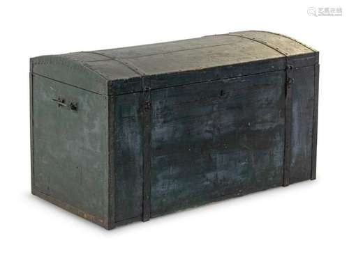 A Painted Chest Height 21 x width 37 1/4 x dep