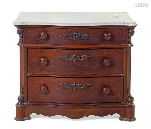 A Victorian Mahogany Chest of Drawers 19TH CEN