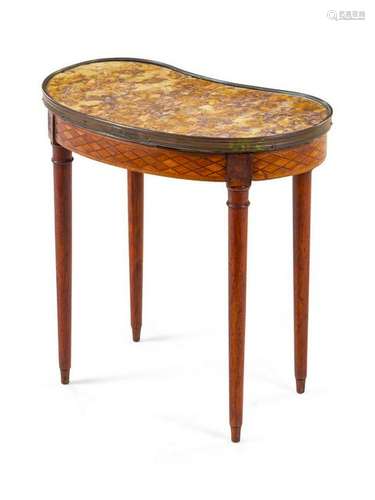 A Louis XVI Style Reniform Table LATE 19TH/EAR