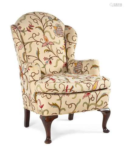 A Centennial Wing Back Chair 20TH CENTURY H