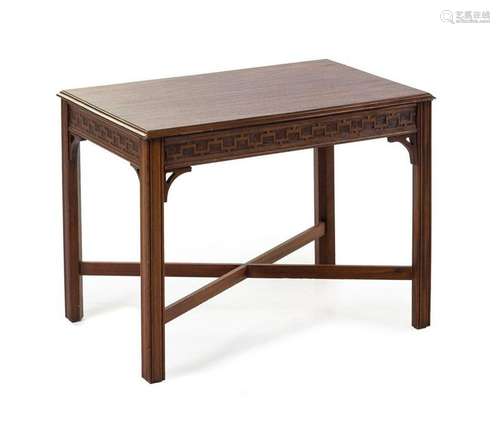 A Chinese Chippendale Style Side Table Height