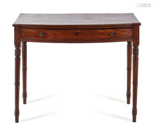 A George III Mahogany Writing Table 19TH CENTU