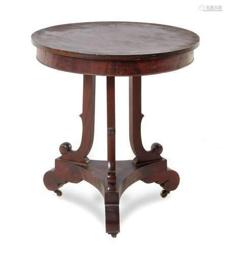 A Victorian Mahogany Table Height 29 1/4 inche