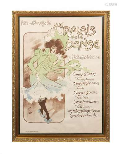 A French Poster Au Palais de la Danse 62 1/