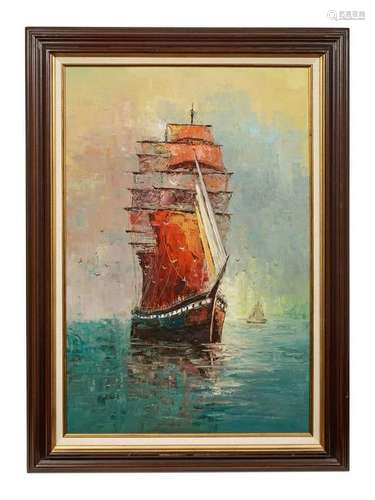 C. Alexis  (20th century)  Untitled (Ship S