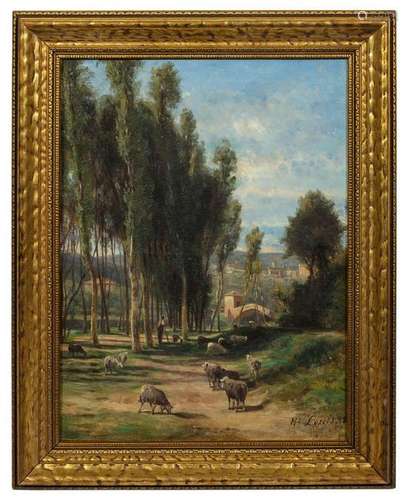 Artist Unknown Untitled (Landscape) oil on