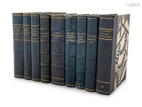 A Collection of Nine Scandinavian Bindings