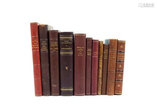 A Collection of Eleven Bindings comprising ass