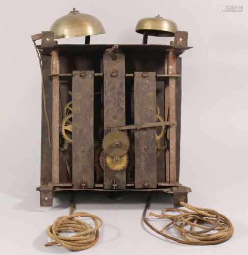 clock movement , Iron body with iron and brass parts, bells,18. Century25cmThis is a timed auction