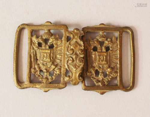 Austrian belt buckle, bronze, 19. century7cmThis is a timed auction on our German portal lot-
