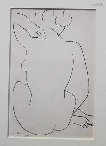 Henri Matisse(1869-1954)-graphic, edition murlot around 196024x16cmThis is a timed auction on our