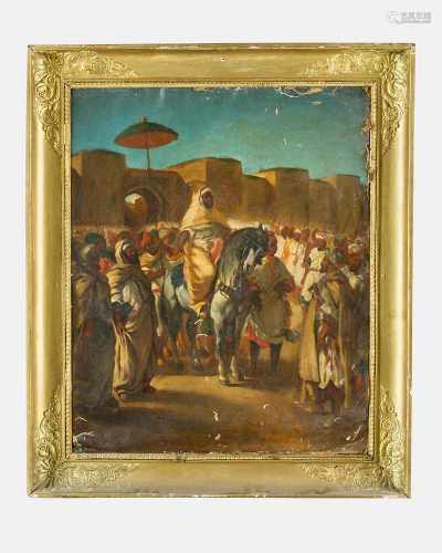 Orientalist 19.century, oil canvas, reverse male nude,45x35cmThis is a timed auction on our German