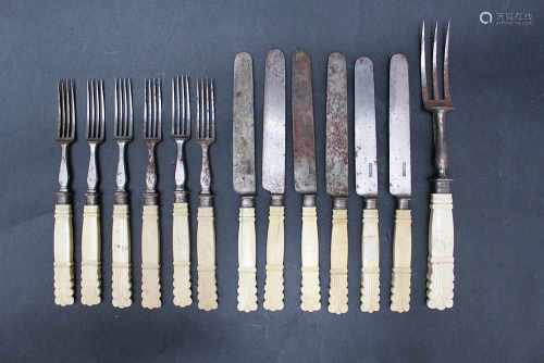 collection of cuttlery, French, steel and I carved,19,centuryThis is a timed auction on our German