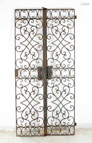 Forged Iron door ,19.century200x100cmThis is a timed auction on our German portal lot-tissimo.com.