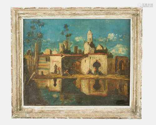 Orientalist 19.century, landscape. Oil on board28x35cmThis is a timed auction on our German portal