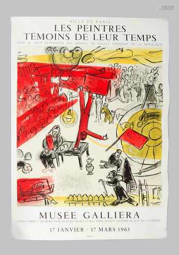 Marc Chagall(1887-1985)-graphic,on paper, edition murlot around 196070x50cmThis is a timed auction