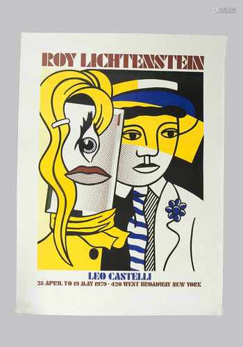 Roy Lichtenstein (1923-1997)-graphic, Leo Castelli 1979, on paper100x70cmThis is a timed auction