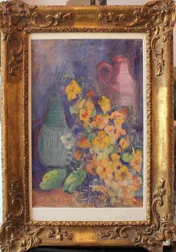 Artist 20.century,flowers,pastel on paper framed345x35cmThis is a timed auction on our German portal