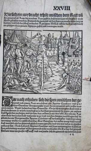 early German printed book page on paper 15./16.century24x14cmThis is a timed auction on our German