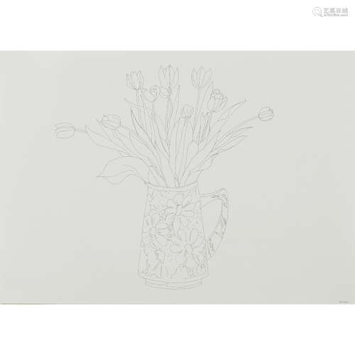 NICOLAS PARTY (SWISS B.1980) FLOWERS, 2012 Dated 01.04.2012, signed to 'Modern Institute'