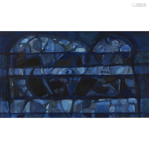 BET LOW A.R.S.A, R.S.W. (SCOTTISH 1924-2001) NIGHT-SCENTED Signed, watercolour and gouache 19.