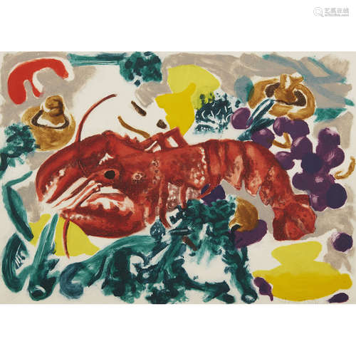 MICHAEL HEINDORFF (GERMAN B.1949) LOBSTER Signed and dated 1984 in pencil, numbered 37/50,