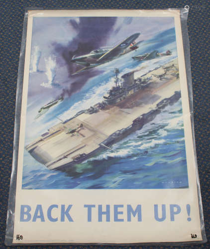 After Frank Wootton - 'Back Them Up!' (Second World War Propaganda Poster), offset colour