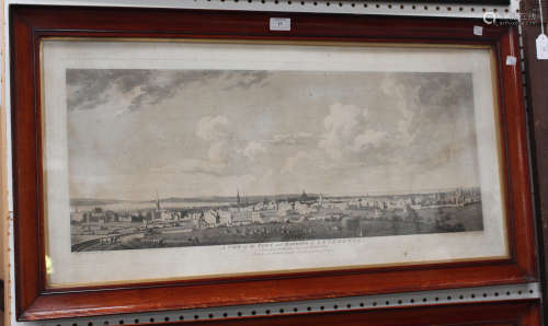 Edward Rooker, after Michael Angelo Rooker - 'A View of the Town and Harbour of Leverpool' and '