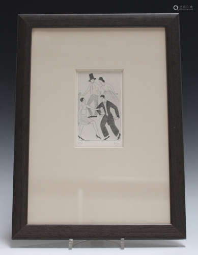 Eric Gill - 'Clothes: for Dignity and Adornment', etching, signed and editioned 15/15 in pencil,