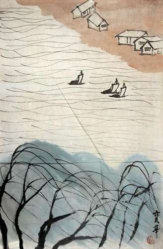 GU BAO HUA, CHINESE PAINTING ATTRIBUTED TO