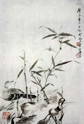 LU KUN FENG, CHINESE PAINTING ATTRIBUTED TO