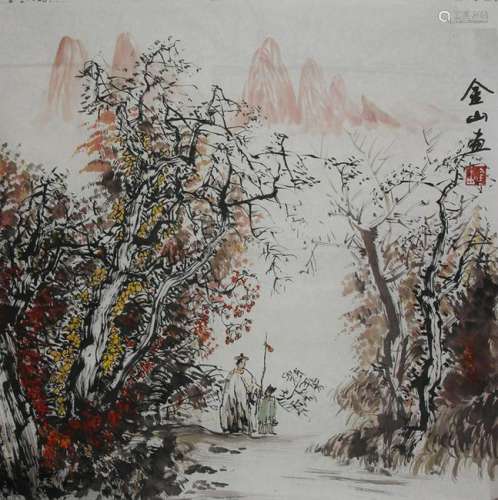 JIN SHAN, CHINESE PAINTING ATTRIBUTED TO