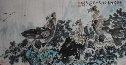 WANG TIAN YICHINESE PAINTING ATTRIBUTED TO